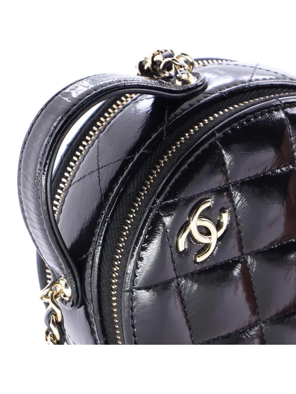 Chanel Handle With Care Round Vanity #220664C41B